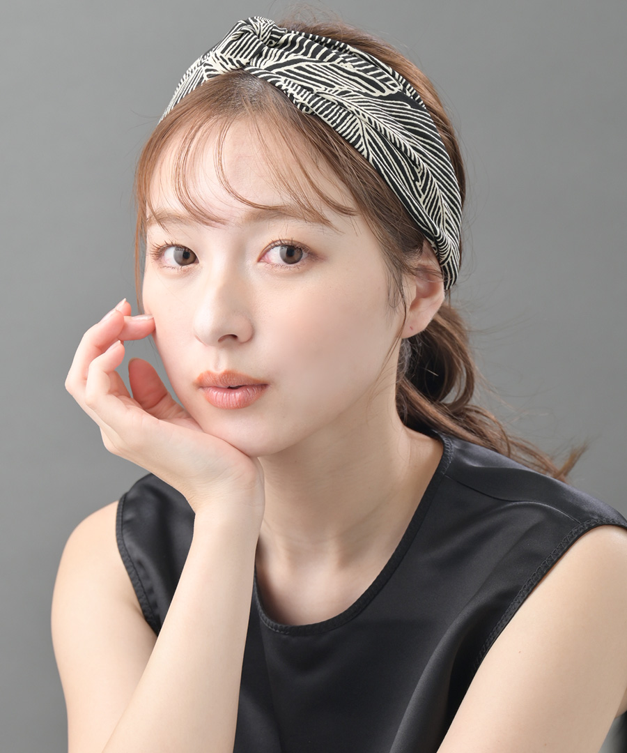 ボタニカル柄ヘアバンド