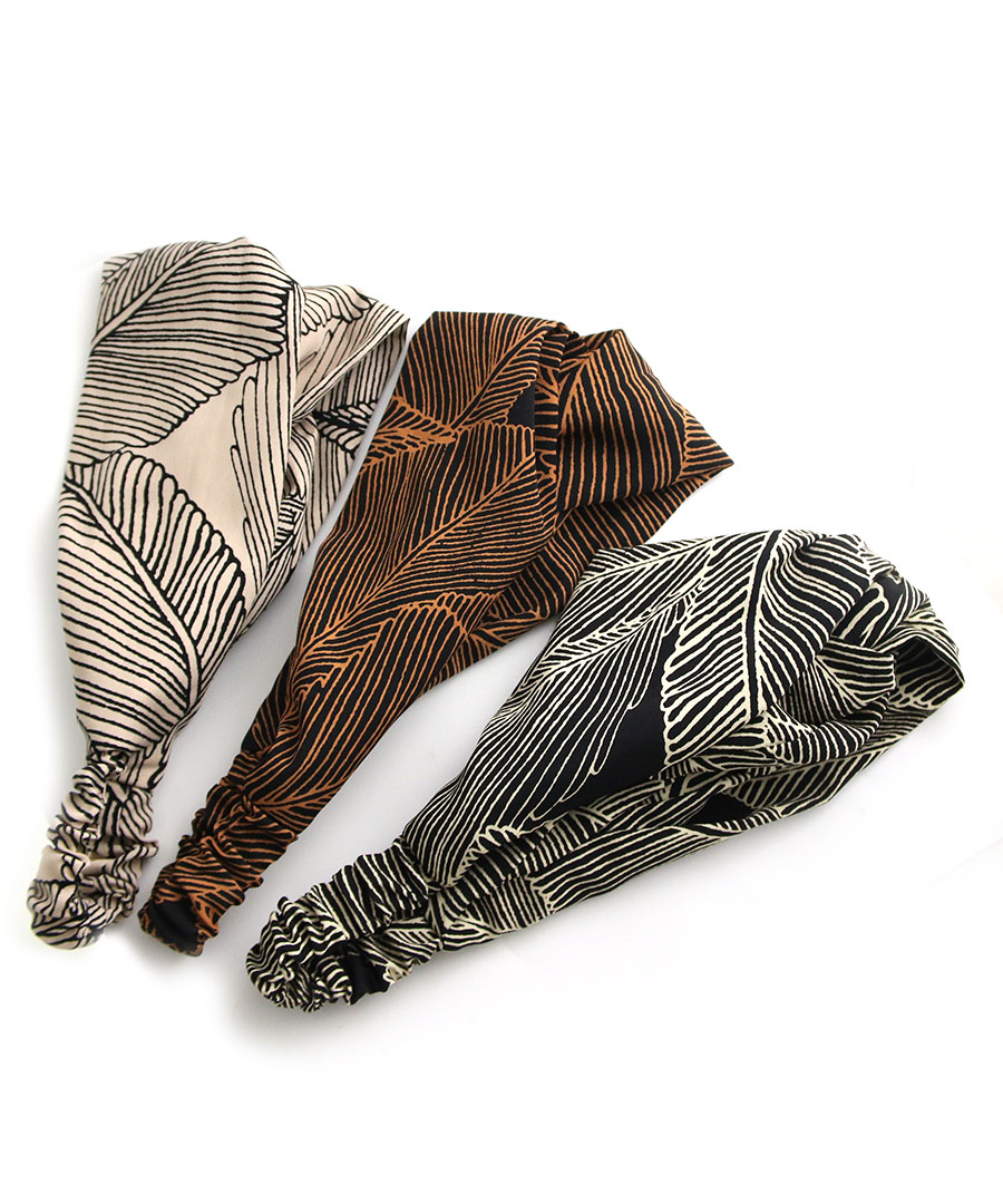 ボタニカル柄ヘアバンド