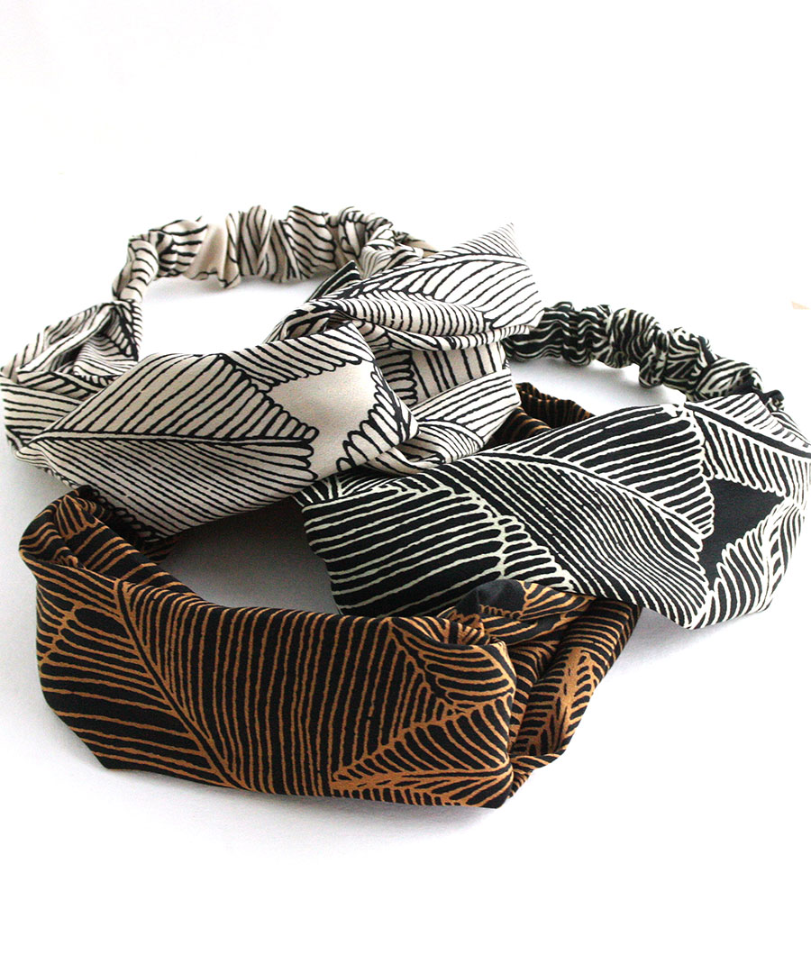 ボタニカル柄ヘアバンド