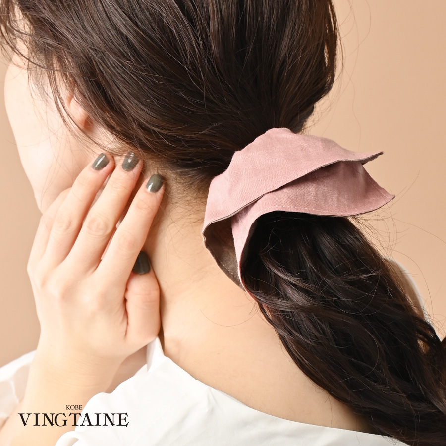 【人気】VALENTINO シュシュ 2点セット 人気商品】VALENTINO シルクシュシュ アクセサリー 2個セット