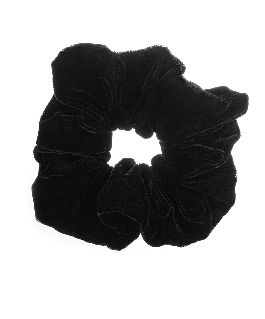 上品ブラックベロアシュシュ