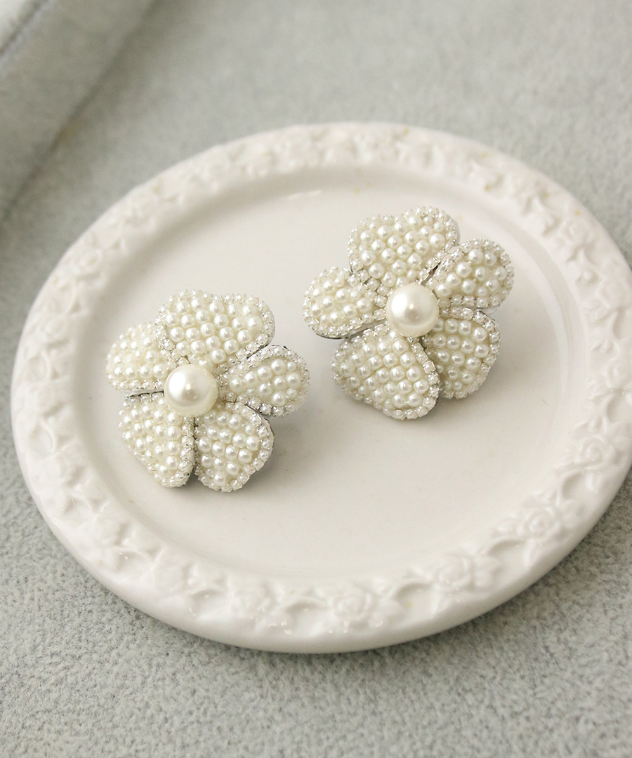 パールフラワー ブローチ NH005 | ブローチ | ヴァンテーヌ（VINGTAINE
