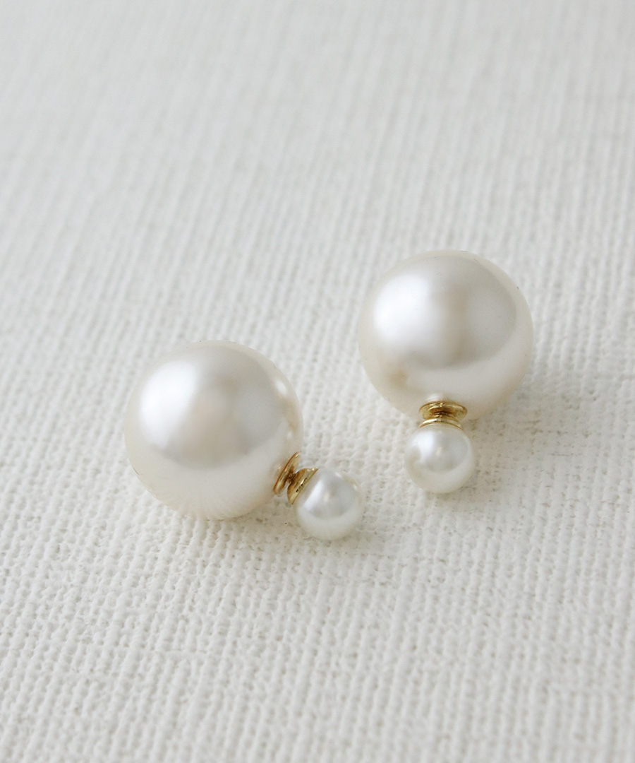 パールキャッチピアス