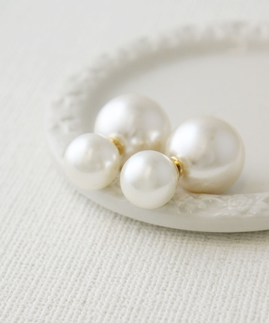 パールキャッチピアス