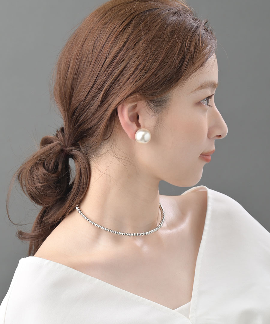 20mmパール ピアス イヤリング