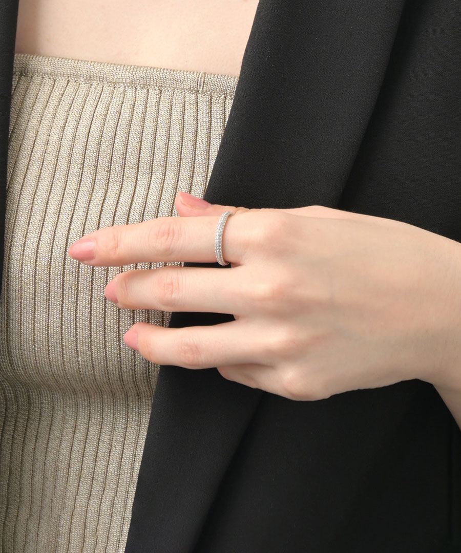 パヴェエタニティリング 