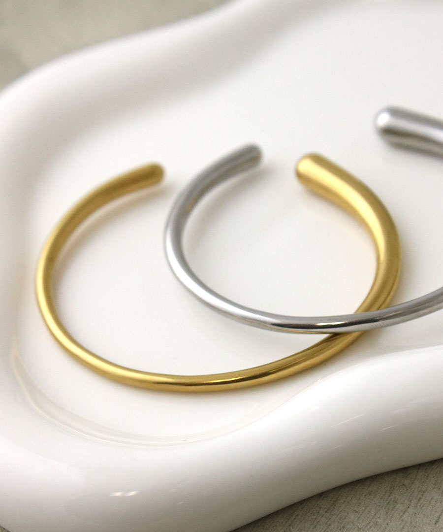 バングル ステンレス 金属アレルギー対応