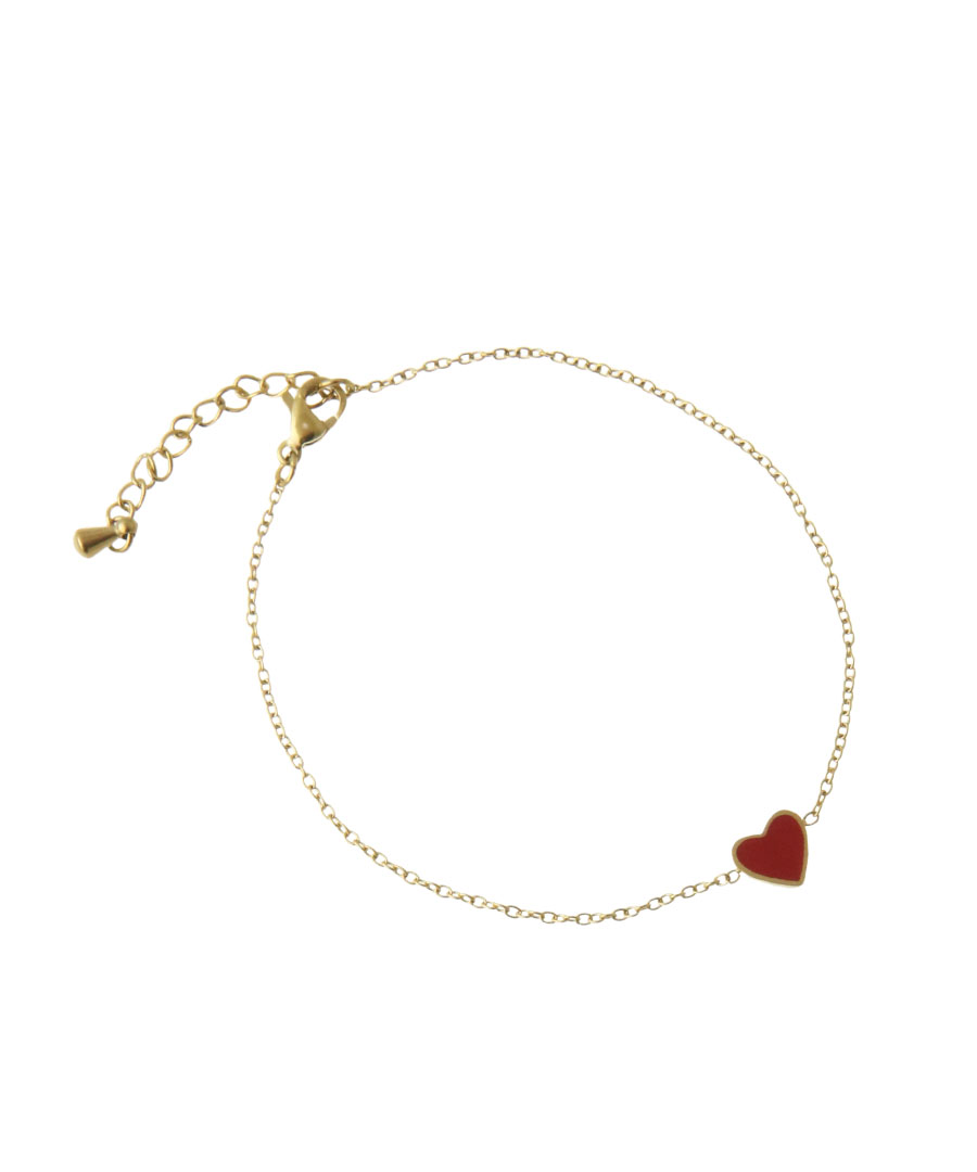 ハートモチーフブレスレット
