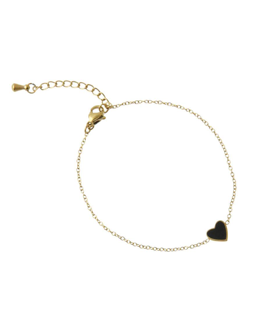 ハートモチーフブレスレット