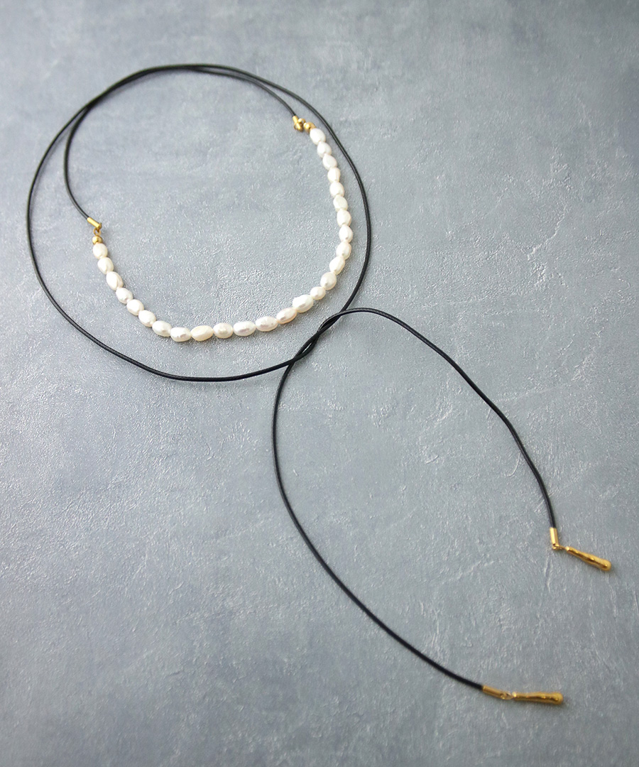 淡水パール コードネックレス