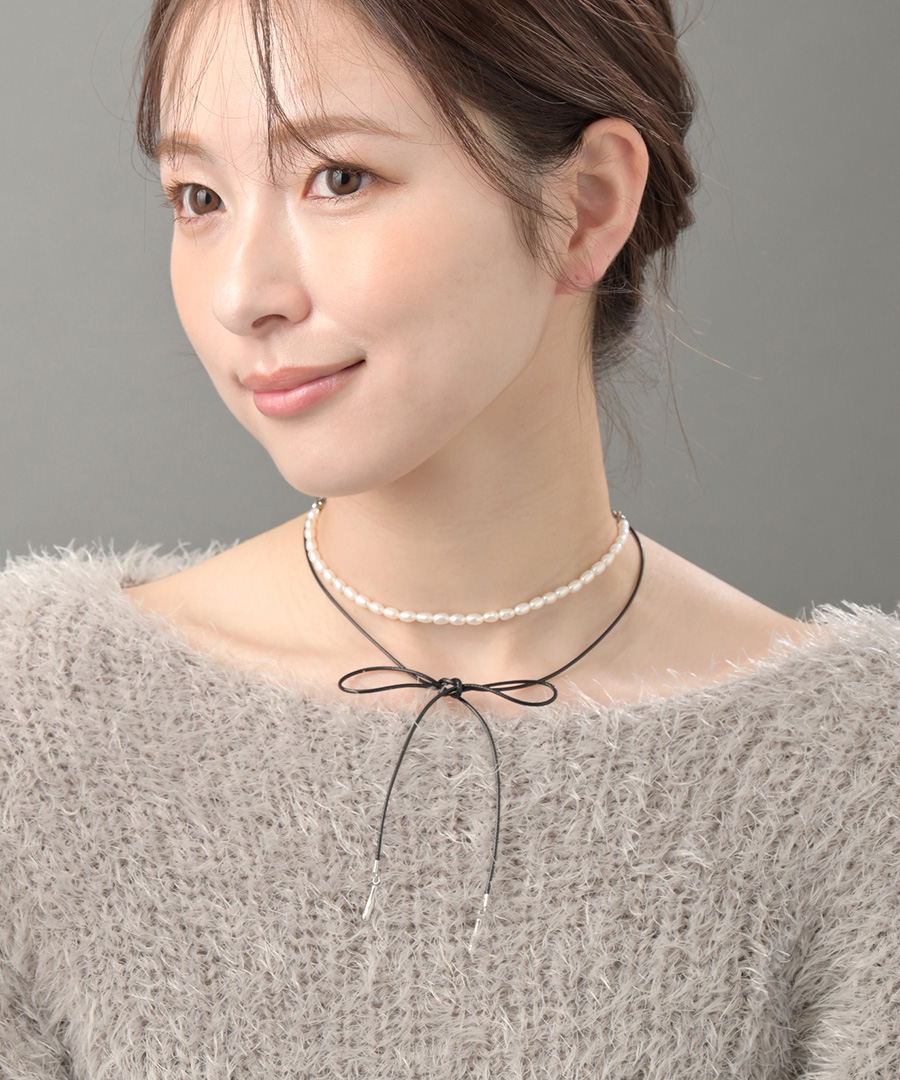 淡水パール コードネックレス