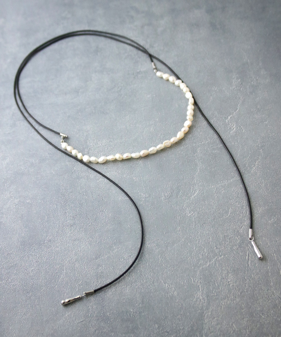 淡水パール コードネックレス