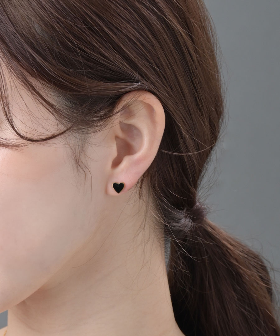 ミニハートピアス
