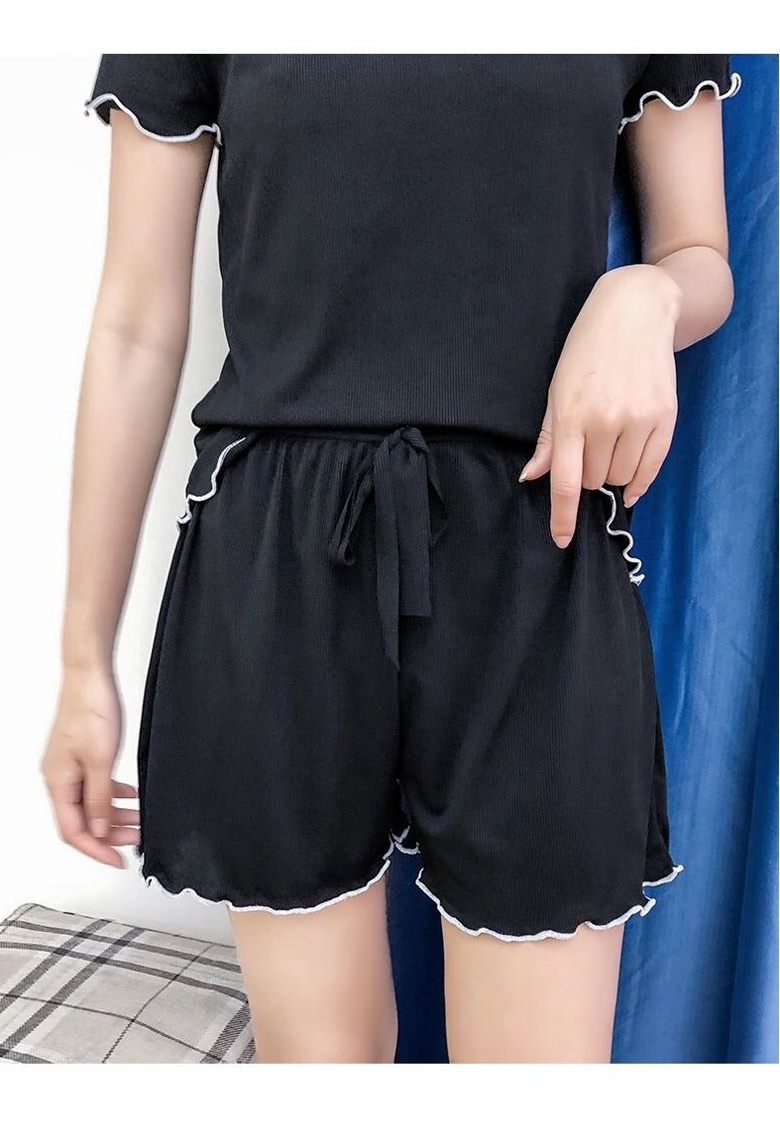 1B20 さらてろ 涼感 接触冷感 ルームウェア【大きいサイズ】アイス ルームウェア Tシャツ ショートパンツ 上下 2点… |  | 10