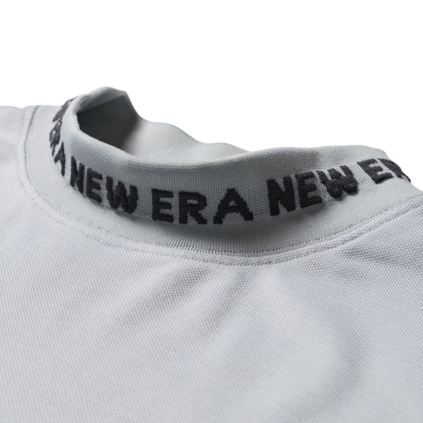 NEW ERA（ニューエラ） ゴルフ 半袖 ミッドネック Tシャツ 鹿の子