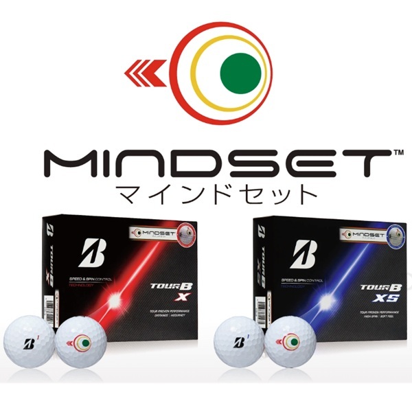 BRIDGESTONE GOLF ブリヂストン ゴルフボール TOUR B XS MINDSET 1