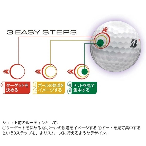 BRIDGESTONE GOLF ブリヂストン ゴルフボール TOUR B XS MINDSET 1