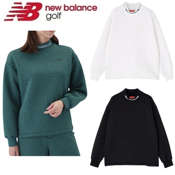 ニューバランス ゴルフ レディース テクスチャー モックネック プルオーバー New Balance Golf 012-5262505 2025年秋冬モデル New Balance Golf（ニューバランスゴルフ） ニューバランス ゴルフ