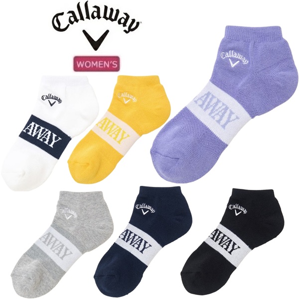 Callaway（キャロウェイ） ゴルフ レディース ソックス 甲メッシュ