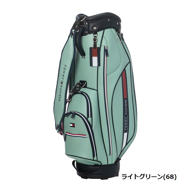 新品 トミーヒルフィガーゴルフ キャディバッグ THMG5SC4 グリーン TOMMY HILFIGER GOLF（トミー ヒルフィガー ゴルフ） トミー