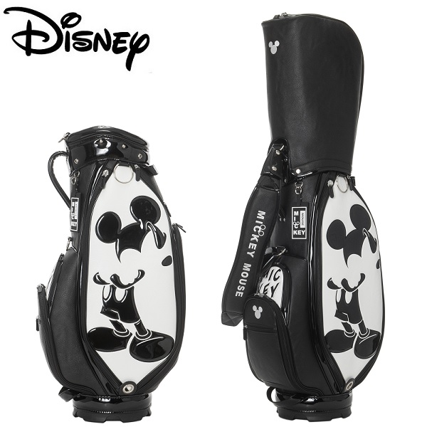 Disney（ディズニー） キャディバッグ MONOCHROME MICKEY GOLF CADDIE