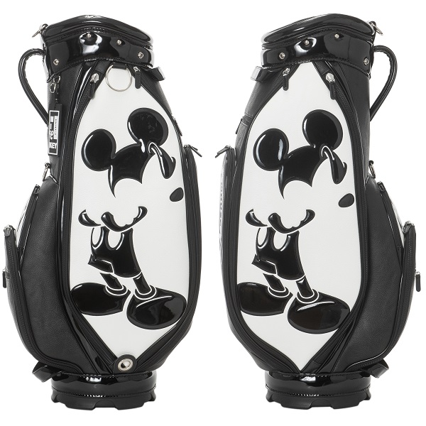 Disney（ディズニー） キャディバッグ MONOCHROME MICKEY GOLF CADDIE