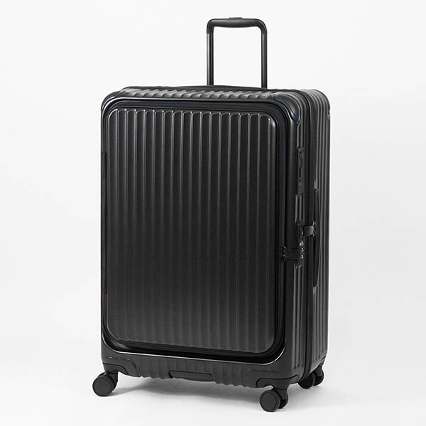 【送料込み】大型スーツケース 100L ブラック系 カーゴ CARGO スーツケース 100L AiR LAYER フロントドア Lサイズ 大型