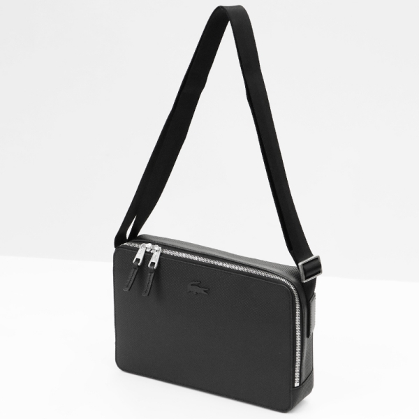 LACOSTE（ラコステ） ショルダーバッグ CHANTACO スクエア レザー 斜め 