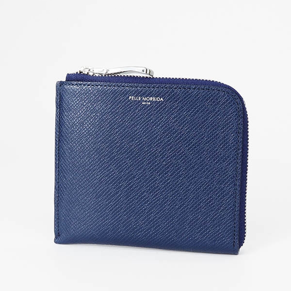 PELLE MORBIDA 小銭入れ BA325 ブルー BA325-コンパクトウォレット | PELLE MORBIDA ペッレ モルビダ