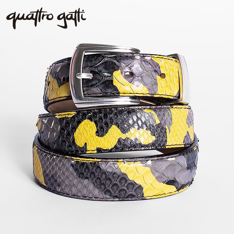 quattro gatti（クアトロガッティ） ベルト メンズ レザー 本革