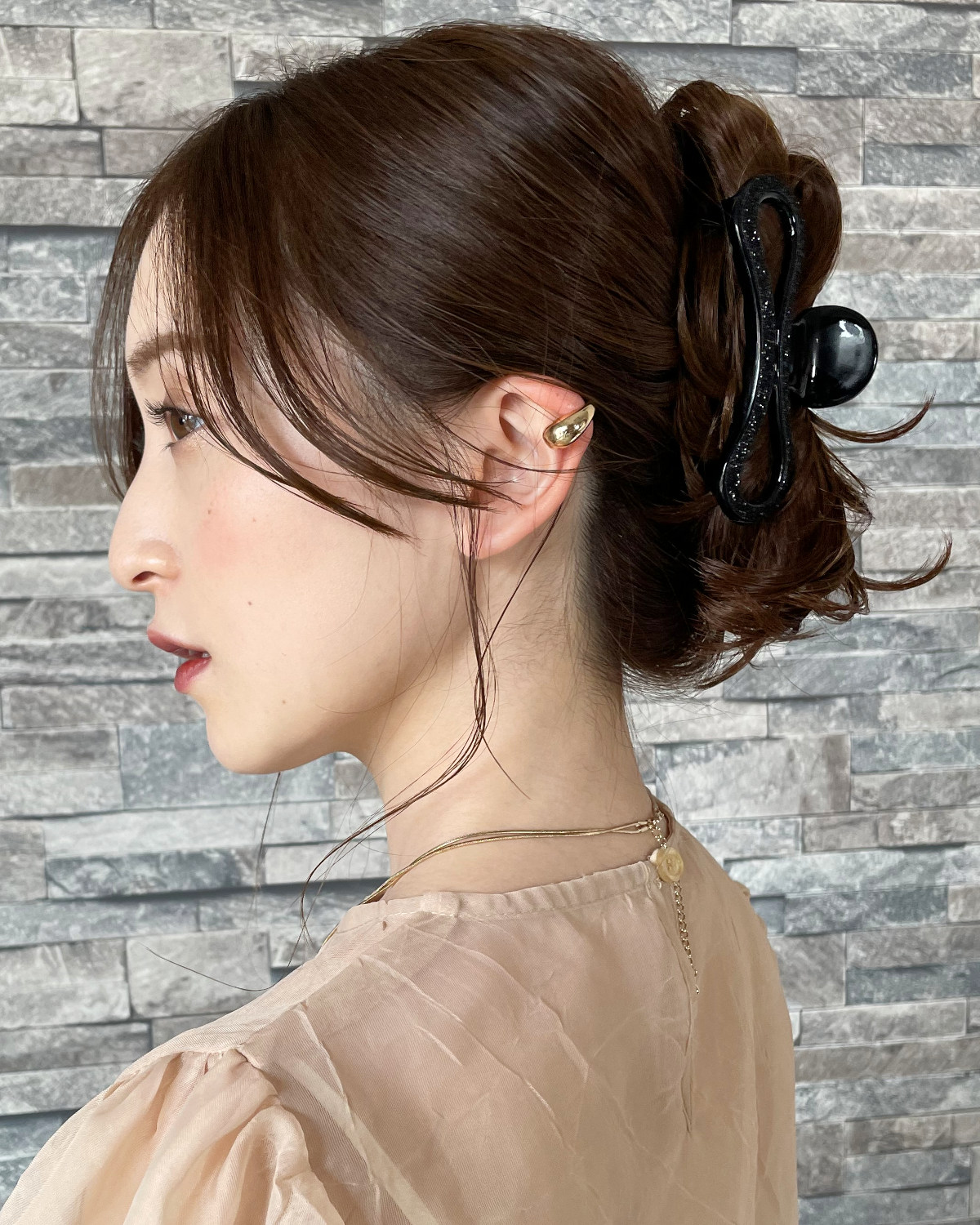 ヘアクリップ 大きめ バンスクリップ ヘアアクセサリー