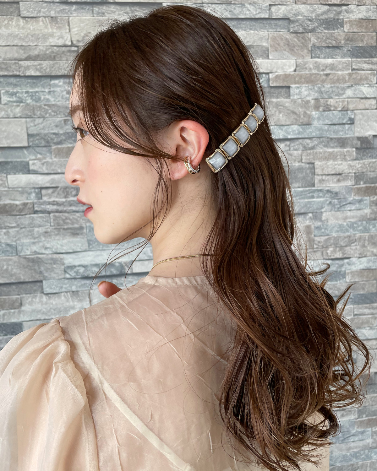 バレッタ ヘアアクセサリー ヘアアクセ ヘアクリップ 大きめ 滑り止め