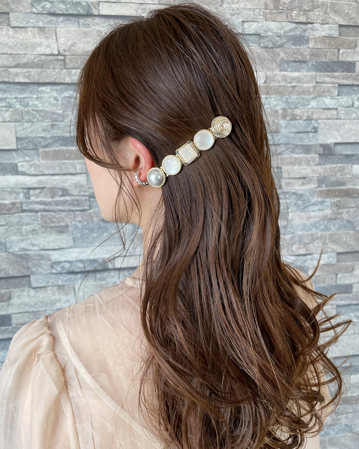 バレッタ ヘアアクセサリー ヘアアクセ ヘアクリップ 大きめ 滑り止め