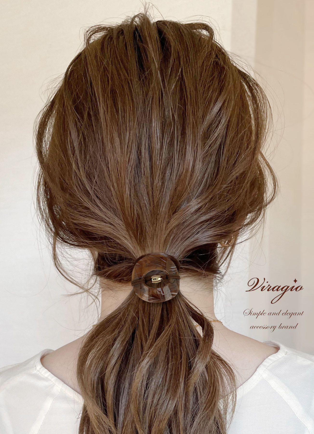 u*b様 【美品/送料込み】accaドレスポニー　ヘアゴム（ゴム新品） 夏の陽射しに負けない！キラキラと輝くヘアゴム【ドレスポニー