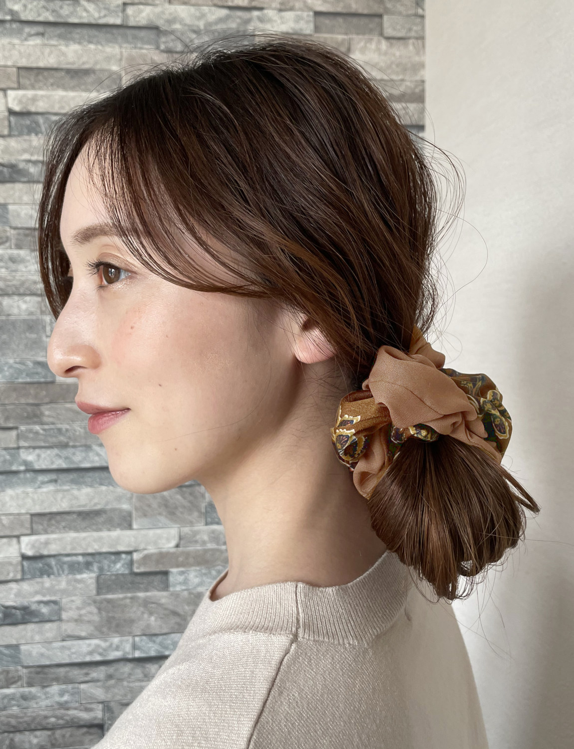 シュシュ 大人 ヘアアクセサリー ヘアゴム おしゃれ シンプル