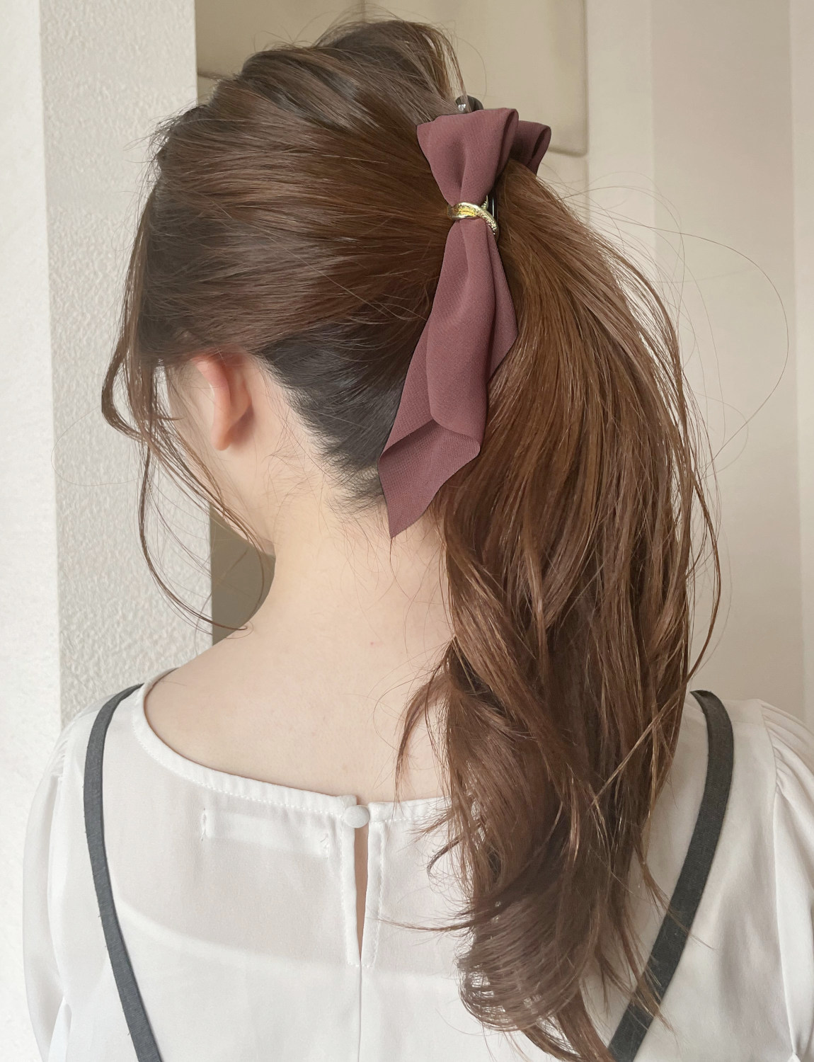 バナナクリップ ヘアクリップ ヘアアクセサリー ヘアアクセ リボン