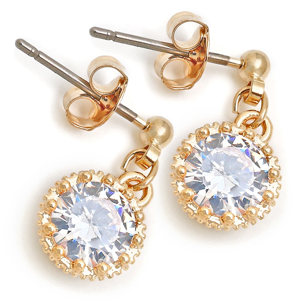 ピアス イヤリング 金属アレルギー ノンホールピアス キャッチ