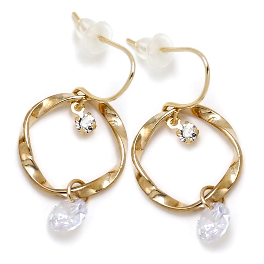 ピアス イヤリング 金属アレルギー ノンホールピアス フック