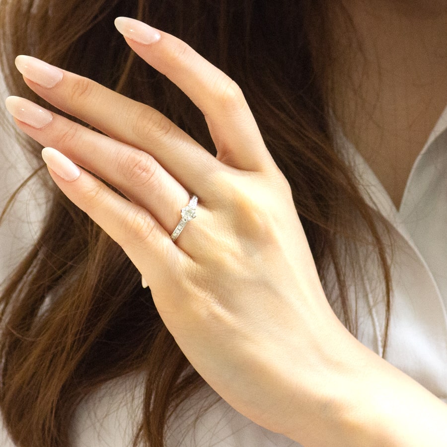エンゲージ プラチナ リング 空枠 ブライダル プロポーズ 結婚 婚約 指輪 記念日 結婚記念 誕生日 婚約指輪 結婚式 一粒 |  | 03