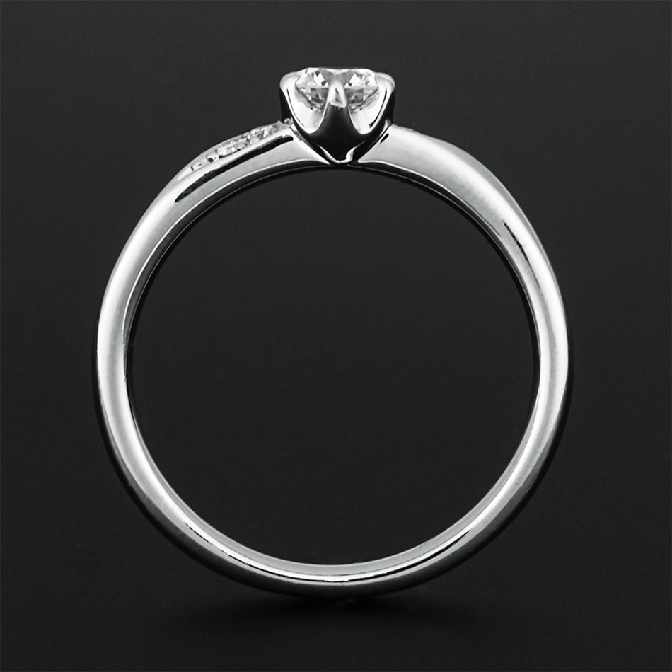 最大76％オフ！ 婚約指輪 安い プラチナ ダイヤモンド 0.4カラット ...