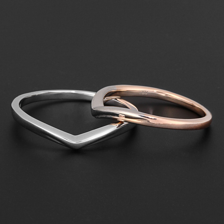 【レディース エンゲージリング】Pt950ハード/K18ピンクゴールド プラチナハード マリッジリング クプィール〜情熱〜 VM0034 |  | 02