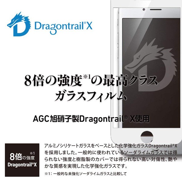 Deff TOUGH GLASS Draontrail for iPhone XS Max(ブラック)