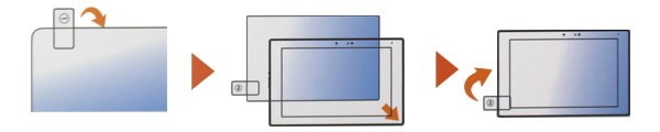 液晶保護ガラスフィルム表用 for Surface Pro 3