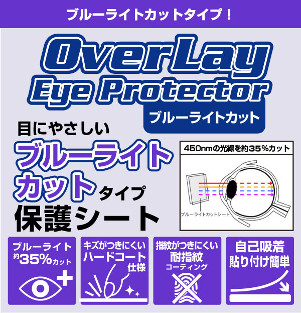 FunnyPlaying FPGBC KIT 保護 フィルム OverLay Eye Protector ゲーム機 ディスプレイ用保護フィルム 目に優しい ブルーライトカット｜visavis｜02