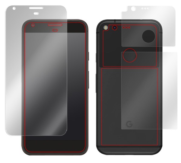 OverLay Eye Protector for Google Pixel XL『表面・背面セット』 のイメージ画像