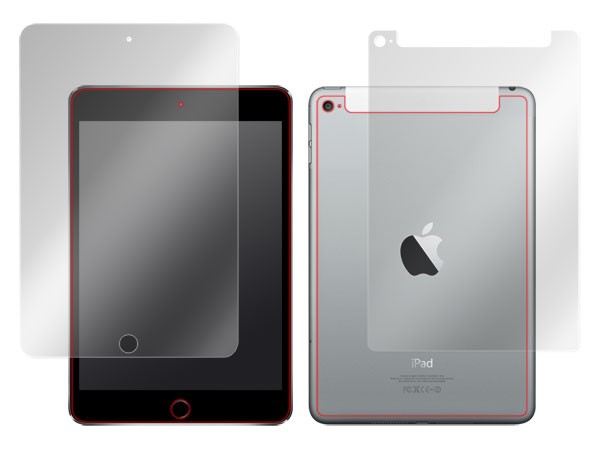 OverLay Eye Protector for iPad mini 4 (Wi-Fi + Cellular model ) [ table * reverse side both sides set ]. image image 