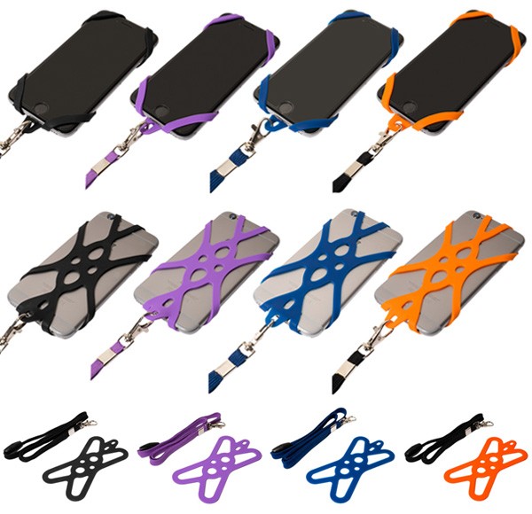 【新品未開封】携帯ストラップ　サミーソーサ ミヨシ フリーサイズスマホホルダー＋ストラップ SAC-SB024〜5.5