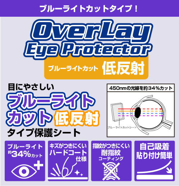 RETROID pocket 4 Pro / RETROID pocket 4 保護 フィルム OverLay Eye Protector 低反射 レトロイド レトロゲーム機 ブルーライトカット｜visavis｜02