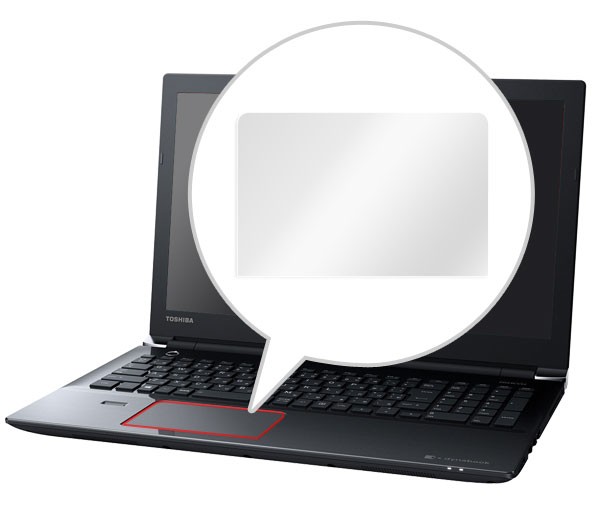 OverLay Protector for トラックパッド dynabook T85/A T75/A T65/A T45A (2016年秋モデル) のイメージ画像