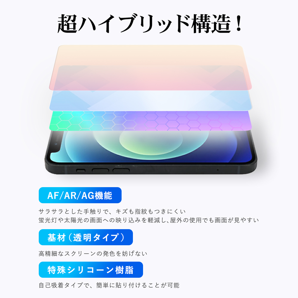 Xperia 10 VII XQ-FE44 SO-52F SOG16 A502SO 保護フィルム OverLay Plus Premium for ソニー エクスペリア アンチグレア 高透過 指紋防止 爆買 関連画像2